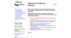 Desktop Screenshot of killarneykanoes.com